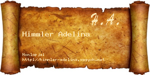 Himmler Adelina névjegykártya